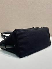 Kitlife Prada Route Large Black Leather Tote Bag 1BG644 34x25x17cm - 2