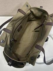 Kitlife Prada Small Green Khaki Leather Bag 1BC296 27x18x9.5cm  - 3