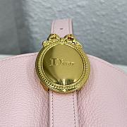 Kitlife Dior Small Dior Médaillon Bucket Bag Pink Calfskin M1531 19.5x18.5x11.5cm - 4