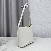 Kitlife Dior Small Dior Médaillon Bucket Bag White Calfskin M1531 19.5x18.5x11.5cm - 6
