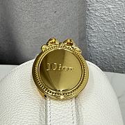 Kitlife Dior Small Dior Médaillon Bucket Bag White Calfskin M1531 19.5x18.5x11.5cm - 4