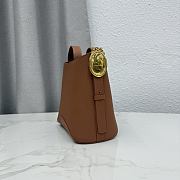Kitlife Dior Small Dior Médaillon Bucket Bag Brown Calfskin M1531 19.5x18.5x11.5cm  - 4