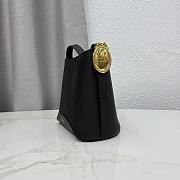 Kitlife Dior Small Dior Médaillon Bucket Bag Black Calfskin M1531 19.5x18.5x11.5cm  - 5