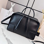 Kitlife Loewe Black Leather Amazona 180 Top-handle Bag 34.5x14x27cm - 4