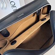 Kitlife Loewe Black Leather Amazona 180 Top-handle Bag 34.5x14x27cm - 6