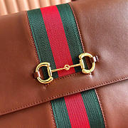 Kitife Gucci Paparazzo Medium Top Handle Bag Brown Leather ‎875018 32x24x17cm - 2