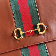 Kitife Gucci Paparazzo Large Top Handle Bag Brown Leather ‎875019 37x29x13cm - 2