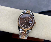 Kitlife Rolex Datejust Watch Brown Dial 41mm  - 3