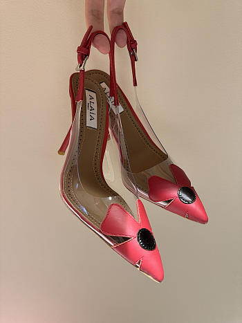 Kitlife Alaia Red Bloom Slingbacks 100cm