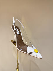 Kitlife Alaia White Bloom Slingbacks 100cm - 2