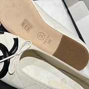 Kitlife Chanel Vintage Kangpeng Ballet Shoes White & Black - 6