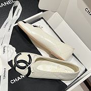 Kitlife Chanel Vintage Kangpeng Ballet Shoes White & Black - 4
