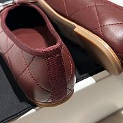 Kitlife Chanel Vintage Kangpeng Ballet Shoes Burgundy & White  - 6