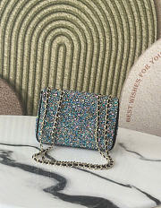 Kitlife Chanel 26C Green Multicolored Rhinestones 20cm - 4