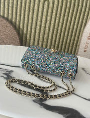 Kitlife Chanel 26C Green Multicolored Rhinestones 20cm - 5