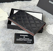 Kitlife Chanel Caviar Quilted Passport Holder Black AP3197 14.5×10.5×2cm - 5