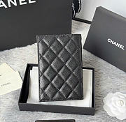 Kitlife Chanel Caviar Quilted Passport Holder Black AP3197 14.5×10.5×2cm - 4