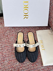 Kitlife Dior J'Adior Mules Black Oblique  - 1
