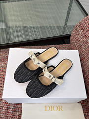 Kitlife Dior J'Adior Mules Black Oblique  - 3