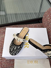 Kitlife Dior J'Adior Mules Grey Oblique  - 3