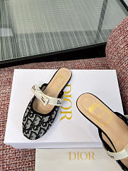 Kitlife Dior J'Adior Mules Grey Oblique  - 2