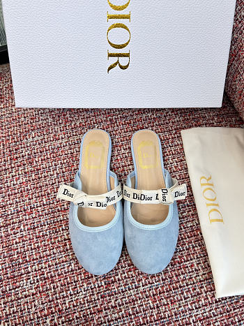 Kitlife Dior J'Adior Mules Blue Suede