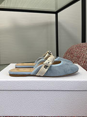 Kitlife Dior J'Adior Mules Blue Suede - 3