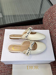 Kitlife Dior J'Adior Mules White Lambskin  - 6