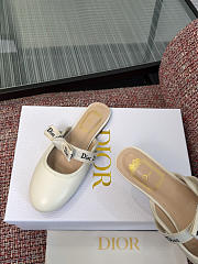 Kitlife Dior J'Adior Mules White Lambskin  - 3