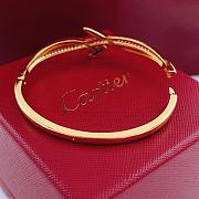 Kitlife Cartier Gold Diamond-encrusted Nail Bracelet - 5