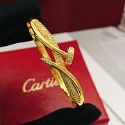 Kitlife Cartier Gold Diamond-encrusted Nail Bracelet - 4