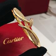 Kitlife Cartier Rose Gold Diamond-encrusted Nail Bracelet  - 6