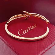 Kitlife Cartier Rose Gold Diamond-encrusted Nail Bracelet  - 4