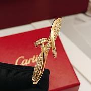 Kitlife Cartier Rose Gold Diamond-encrusted Nail Bracelet  - 2