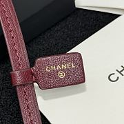 Kitlife Chanel 2026 Mini Bag Charm Burgundy 9×7cm  - 6