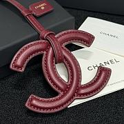 Kitlife Chanel 2026 Mini Bag Charm Burgundy 9×7cm  - 2