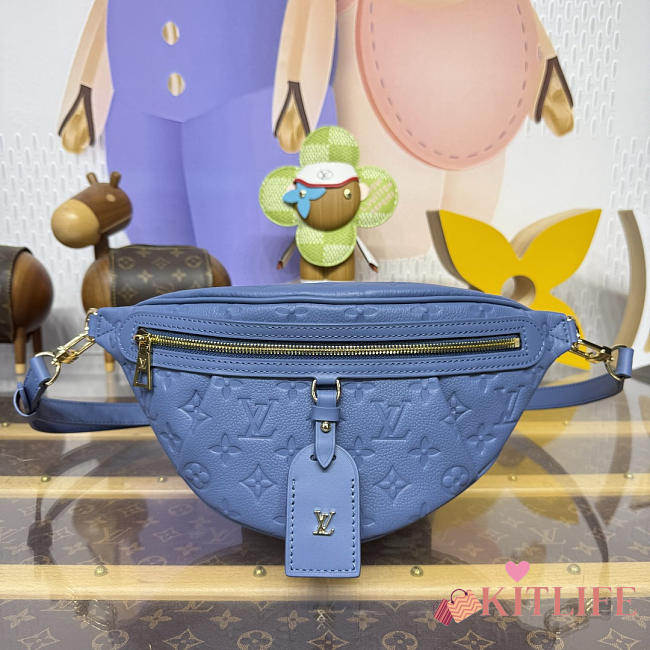 Kitlife Louis Vuitton High Rise PM Bag Blue M28356 31x15x6cm - 1