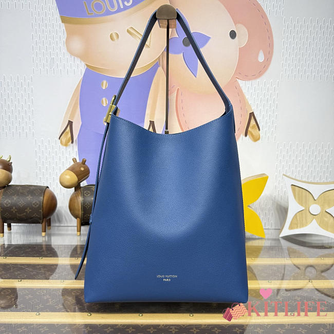 Kitlife Louis Vuitton Low Key Hobo MM Bag Blue - M28220 - 31x35x18cm  - 1