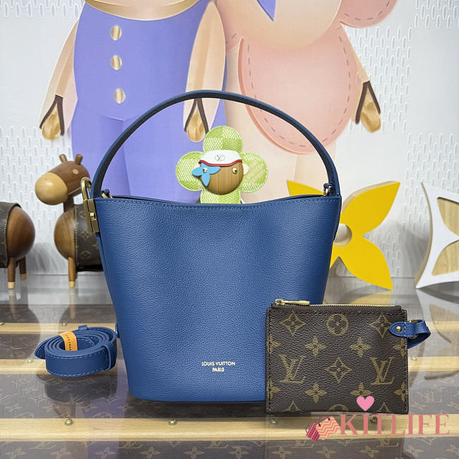 Kitlife Louis Vuitton Low Key All In BB Bag Blue M25544 16x18x12cm  - 1