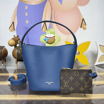 Kitlife Louis Vuitton Low Key All In BB Bag Blue M25544 16x18x12cm 