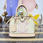 Kitlife Louis Vuitton Stamp Alma BB Bag Light Yellow M27672 23.5x11.5x17.5cm - 1