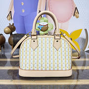 Kitlife Louis Vuitton Stamp Alma BB Bag Light Yellow M27672 23.5x11.5x17.5cm - 2