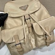 Kitlife Prada Medium Nylon Backpack Beige - 1BZ811 – 32×30x15 cm  - 5