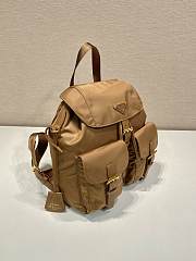 Kitlife Prada Medium Nylon Backpack Brown - 1BZ811 – 32×30x15cm - 5