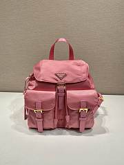 Kitlife Prada Medium Nylon Backpack Pink - 1BZ811 – 32×30x15cm  - 1