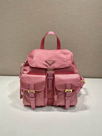 Kitlife Prada Medium Nylon Backpack Pink - 1BZ811 – 32×30x15cm 