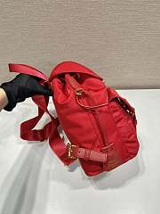 Kitlife Prada Medium Nylon Backpack Red - 1BZ811 – 32×30x15cm  - 6
