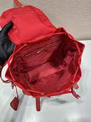 Kitlife Prada Medium Nylon Backpack Red - 1BZ811 – 32×30x15cm  - 5