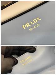 Kitlife Prada Swing Shoulder Bag Blue & White 1BC249 28x11.5x10cm  - 6