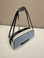 Kitlife Prada Swing Shoulder Bag Blue & White 1BC249 28x11.5x10cm  - 4